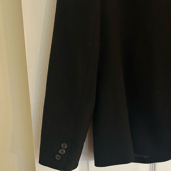 J Crew Black Parke Blazer Jacket Stretch Wool Blend Style G7726 Size 14 - Picture 5 of 12